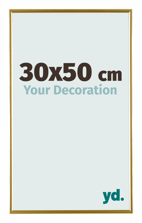 Evry Plastic Photo Frame 30x50cm Gold Front Size | Yourdecoration.nl