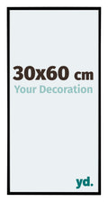 Evry Plastic Photo Frame 30x60cm Black Matt Front Size | Yourdecoration.com