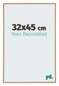 Evry Plastic Photo Frame 32x45cm Beech Light Front Size | Yourdecoration.com