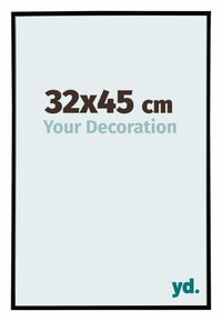 Evry Plastic Photo Frame 32x45cm Black Matt Front Size | Yourdecoration.com