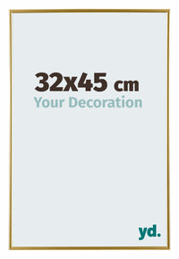 Evry Plastic Photo Frame 32x45cm Gold Front Size | Yourdecoration.com