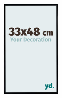 Evry Plastic Photo Frame 33x48cm Black Matt Front Size | Yourdecoration.com