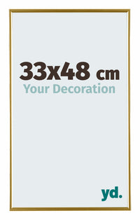Evry Plastic Photo Frame 33x48cm Gold Front Size | Yourdecoration.com