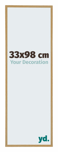 Evry Plastic Photo Frame 33x98cm Beech Light Front Size | Yourdecoration.com