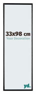 Evry Plastic Photo Frame 33x98cm Black High Gloss Front Size | Yourdecoration.com