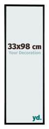 Evry Plastic Photo Frame 33x98cm Black Matt Front Size | Yourdecoration.com