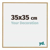 Evry Plastic Photo Frame 35x35cm Beech Light Front Size | Yourdecoration.com