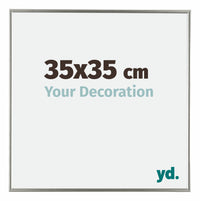 Evry Plastic Photo Frame 35x35cm Champagne Front Size | Yourdecoration.com