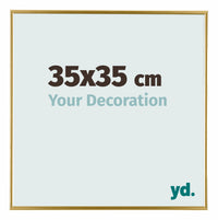 Evry Plastic Photo Frame 35x35cm Gold Front Size | Yourdecoration.nl