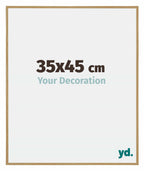 Evry Plastic Photo Frame 35x45cm Beech Light Front Size | Yourdecoration.com