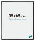 Evry Plastic Photo Frame 35x45cm Black High Gloss Front Size | Yourdecoration.com