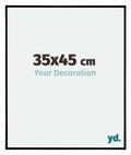 Evry Plastic Photo Frame 35x45cm Black Matt Front Size | Yourdecoration.com