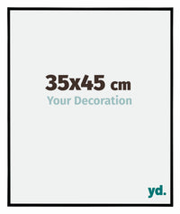 Evry Plastic Photo Frame 35x45cm Black Matt Front Size | Yourdecoration.com