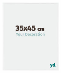 Evry Plastic Photo Frame 35x45cm White High Gloss Front Size | Yourdecoration.com