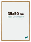 Evry Plastic Photo Frame 35x50cm Beech Light Front Size | Yourdecoration.com