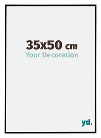 Evry Plastic Photo Frame 35x50cm Black Matt Front Size | Yourdecoration.com