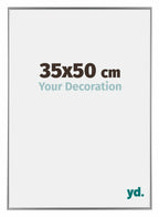 Evry Plastic Photo Frame 35x50cm Silver Front Size | Yourdecoration.com