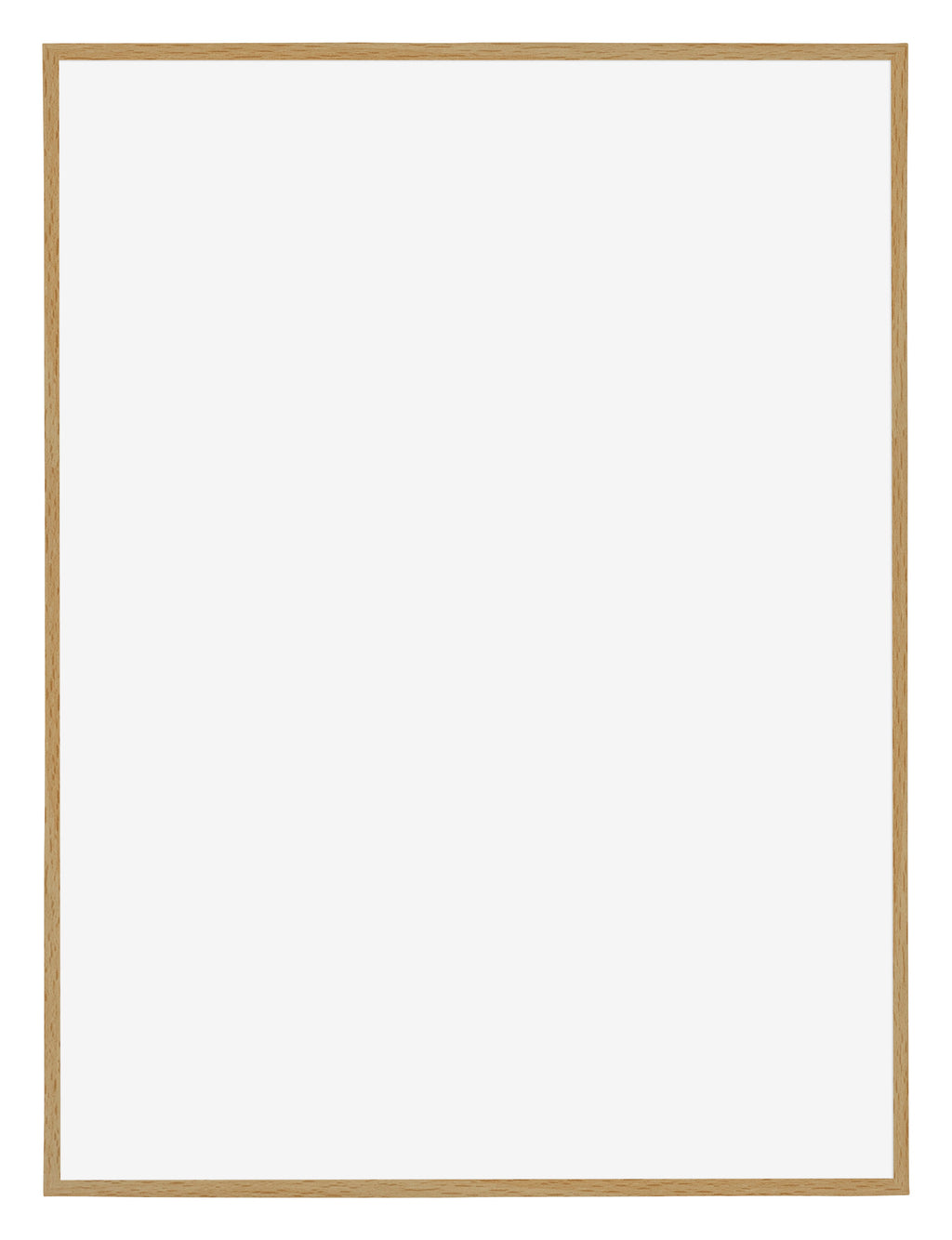 Evry Plastic Photo Frame 36x48cm Beech Light Front | Yourdecoration.com