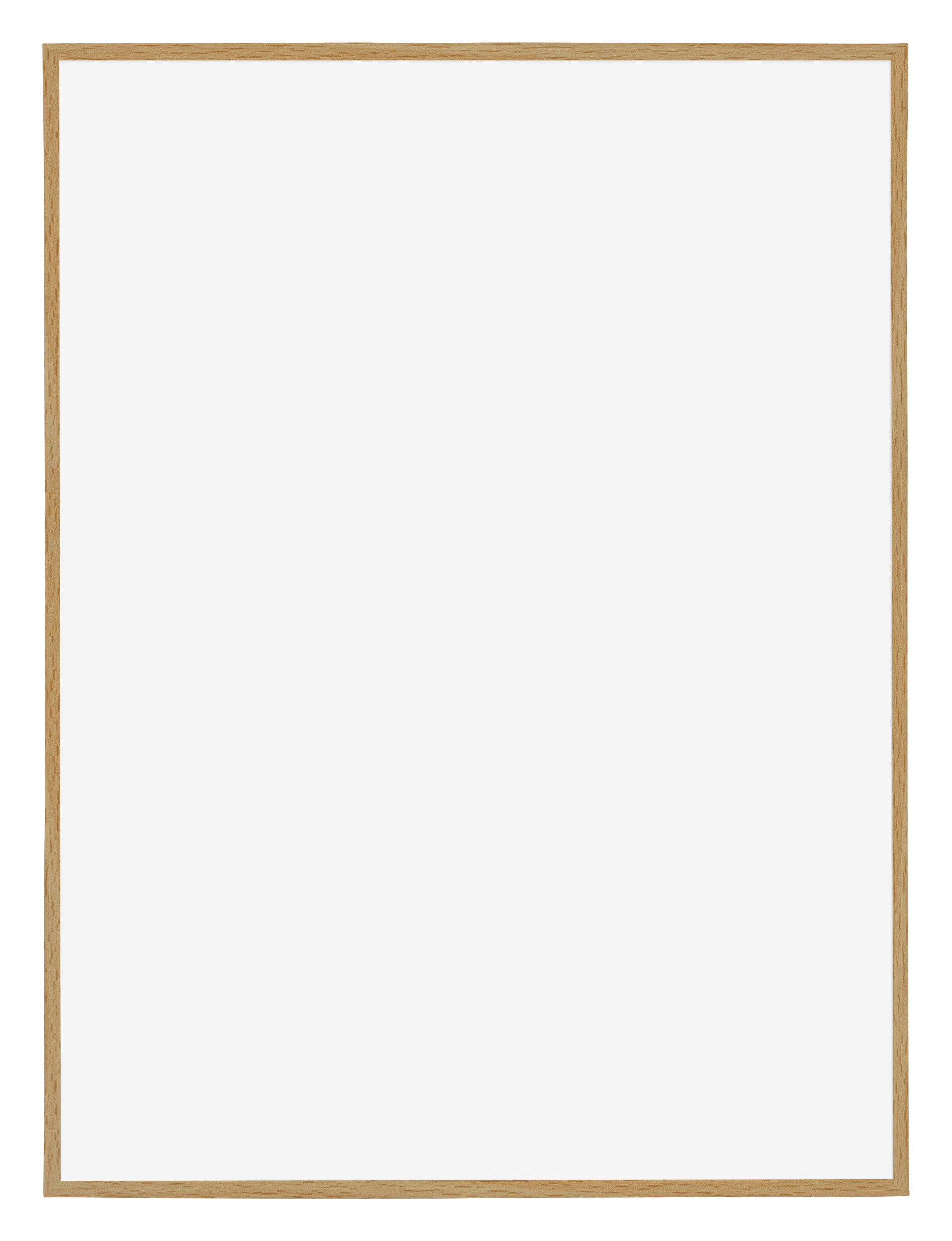 Evry Plastic Photo Frame 36x48cm Beech Light Front | Yourdecoration.com