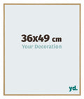 Evry Plastic Photo Frame 36x49cm Beech Light Front Size | Yourdecoration.com