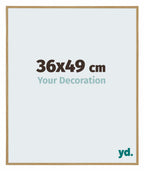 Evry Plastic Photo Frame 36x49cm Beech Light Front Size | Yourdecoration.com
