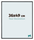 Evry Plastic Photo Frame 36x49cm Black Matt Front Size | Yourdecoration.com