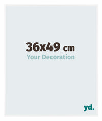 Evry Plastic Photo Frame 36x49cm White High Gloss Front Size | Yourdecoration.com