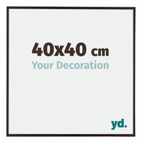 Evry Plastic Photo Frame 40x40cm Anthracite Front Size | Yourdecoration.com