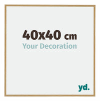 Evry Plastic Photo Frame 40x40cm Beech Light Front Size | Yourdecoration.com