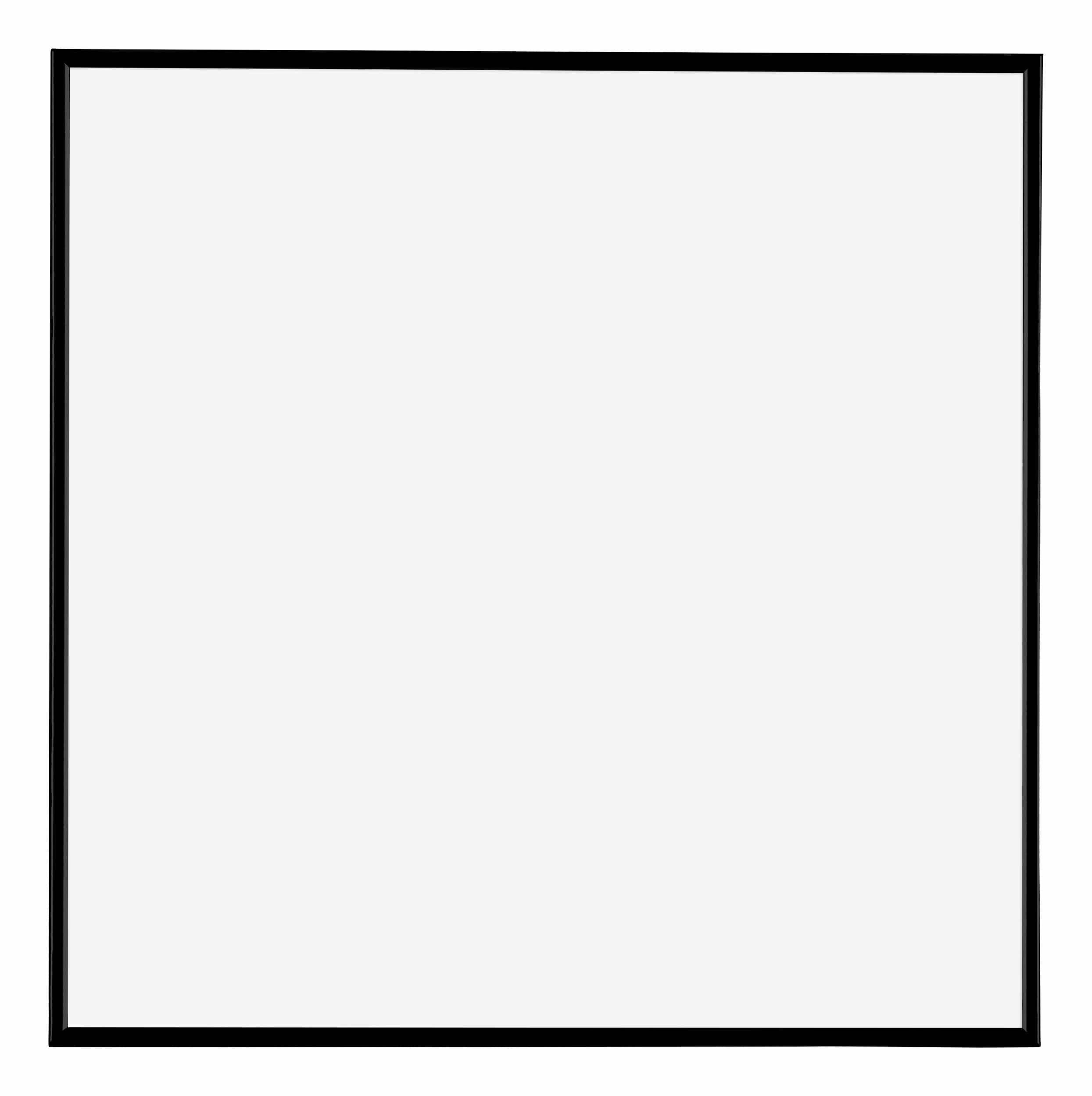 Evry Plastic Photo Frame 40x40cm Black Matt Front | Yourdecoration.com