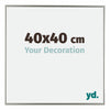 Evry Plastic Photo Frame 40x40cm Champagne Front Size | Yourdecoration.com