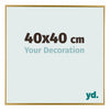 Evry Plastic Photo Frame 40x40cm Gold Front Size | Yourdecoration.nl
