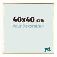 Evry Plastic Photo Frame 40x40cm Gold Front Size | Yourdecoration.nl