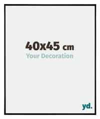 Evry Plastic Photo Frame 40x45cm Black High Gloss Front Size | Yourdecoration.com