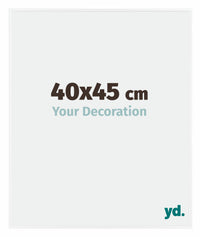 Evry Plastic Photo Frame 40x45cm White High Gloss Front Size | Yourdecoration.com