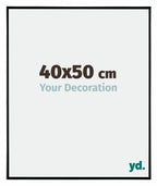 Evry Plastic Photo Frame 40x50cm Black High Gloss Front Size | Yourdecoration.com