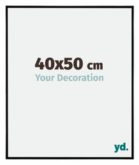 Evry Plastic Photo Frame 40x50cm Black Matt Front Size | Yourdecoration.com