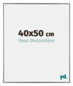 Evry Plastic Photo Frame 40x50cm Silver Front Size | Yourdecoration.com