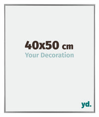 Evry Plastic Photo Frame 40x50cm Silver Front Size | Yourdecoration.com