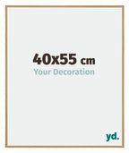 Evry Plastic Photo Frame 40x55cm Beech Light Front Size | Yourdecoration.com