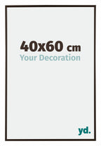 Evry Plastic Photo Frame 40x60cm Anthracite Front Size | Yourdecoration.com