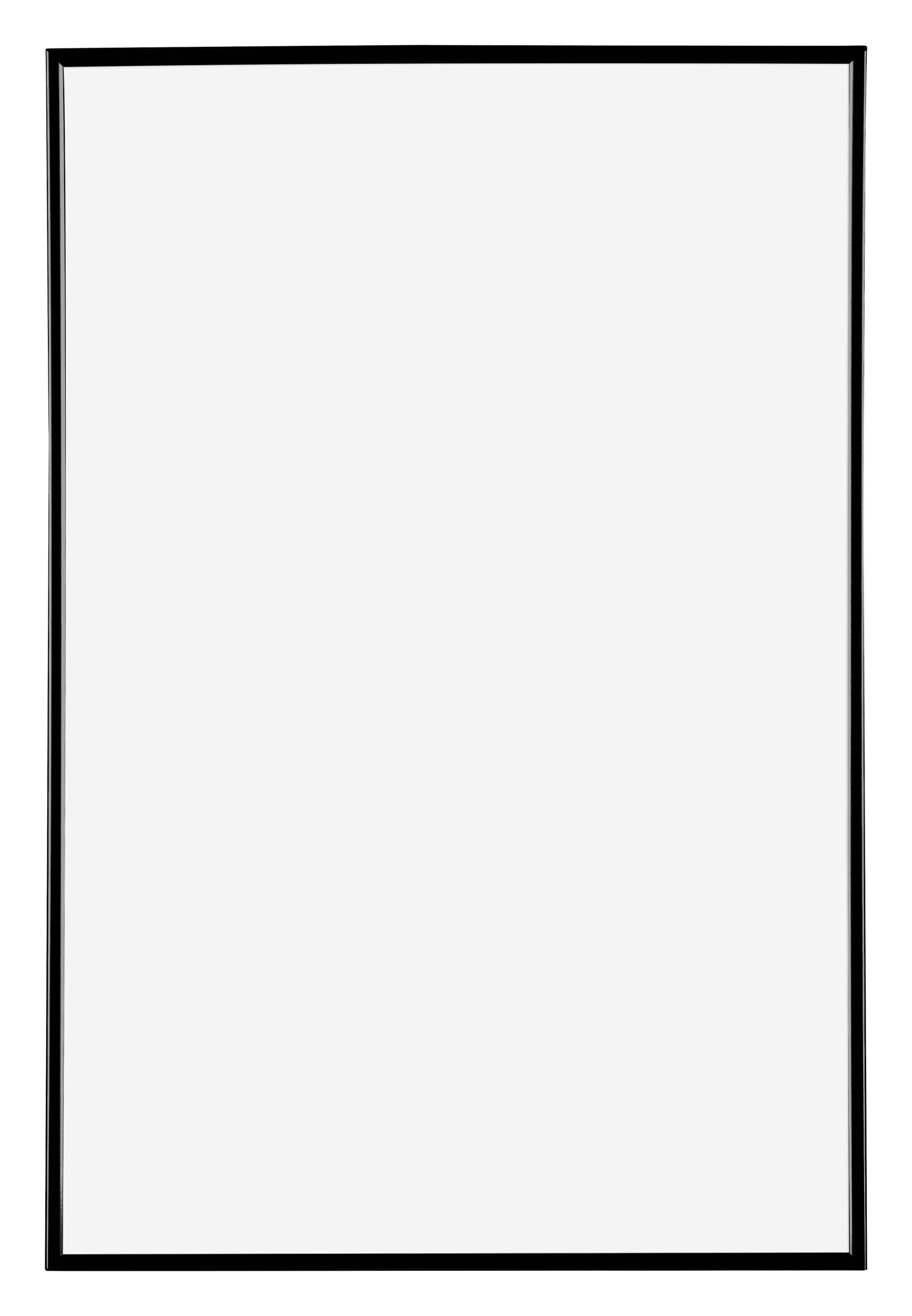 Evry Plastic Photo Frame 40x60cm Black High Gloss Front | Yourdecoration.com