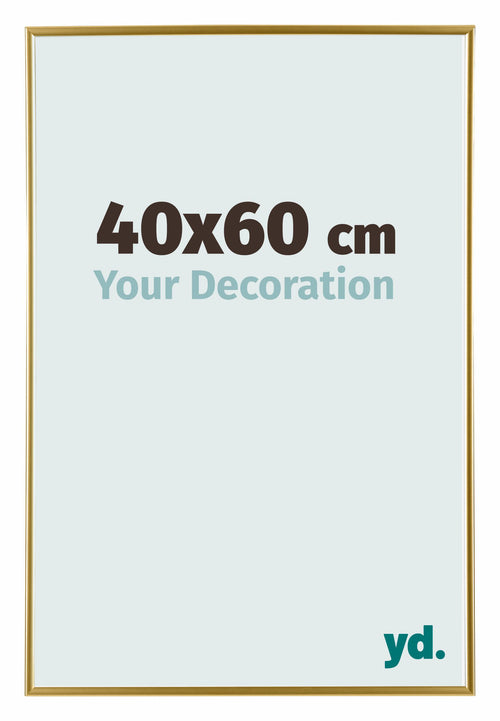 Evry Plastic Photo Frame 40x60cm Gold Front Size | Yourdecoration.nl