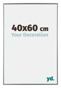 Evry Plastic Photo Frame 40x60cm Silver Front Size | Yourdecoration.com