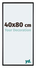 Evry Plastic Photo Frame 40x80cm Black Matt Front Size | Yourdecoration.com