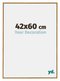Evry Plastic Photo Frame 42x60cm Beech Light Front Size | Yourdecoration.com