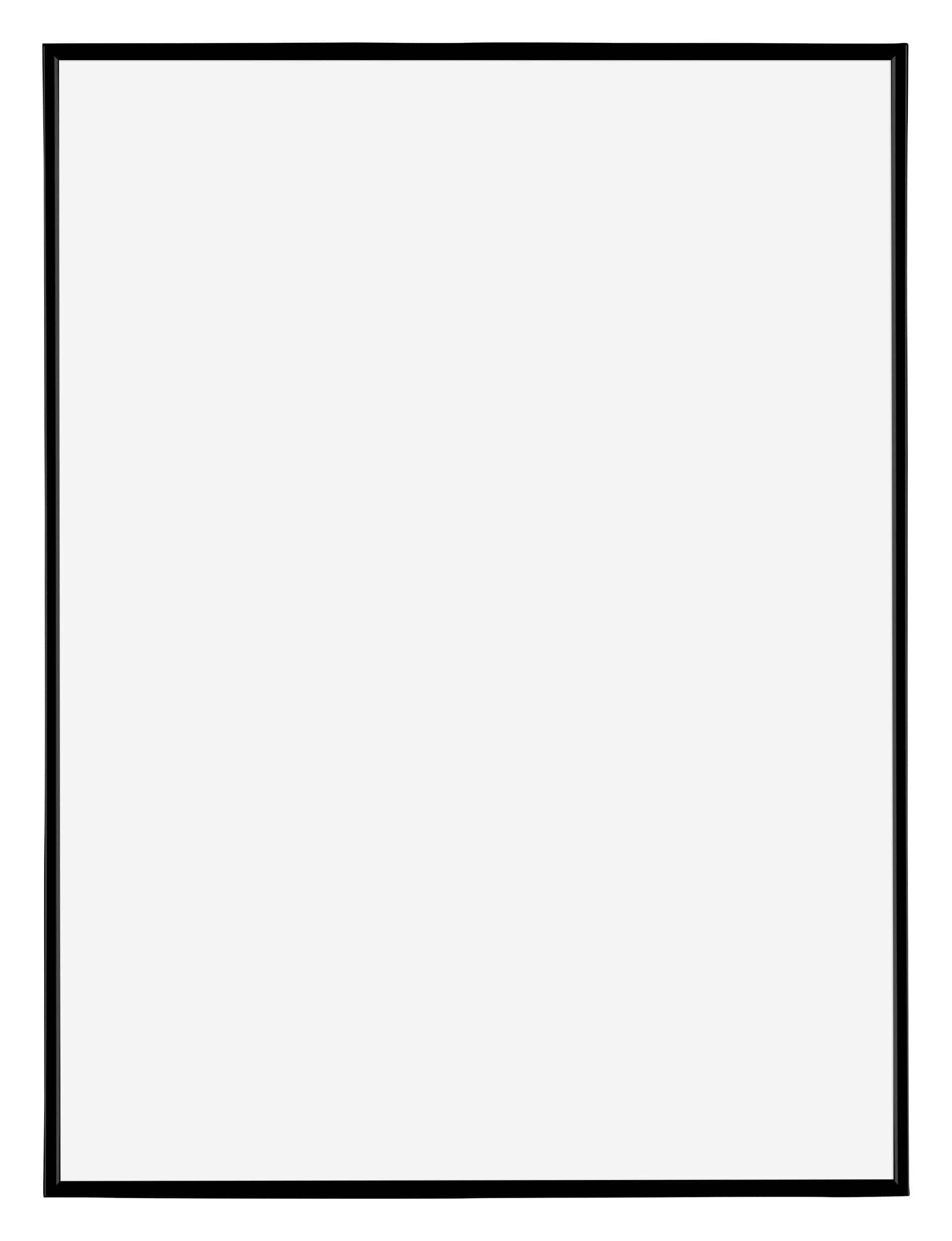 Evry Plastic Photo Frame 45x60cm Black Matt Front | Yourdecoration.com