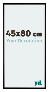 Evry Plastic Photo Frame 45x80cm Black Matt Front Size | Yourdecoration.com