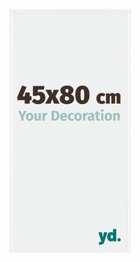Evry Plastic Photo Frame 45x80cm White High Gloss Front Size | Yourdecoration.com