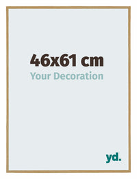 Evry Plastic Photo Frame 46x61cm Beech Light Front Size | Yourdecoration.com